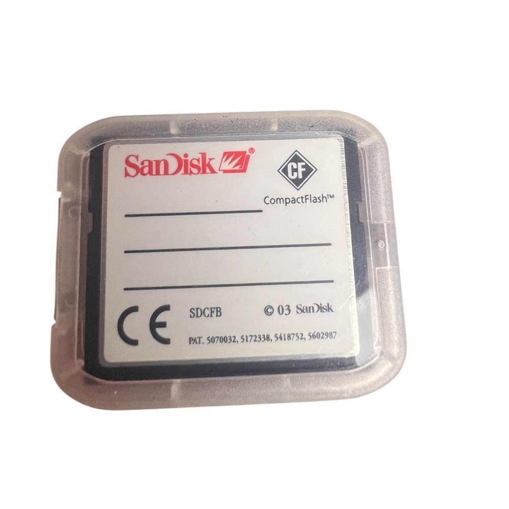 Sandisk 256MB Compact Flash Card Memory Card New In Case - Picture 2 of 2
